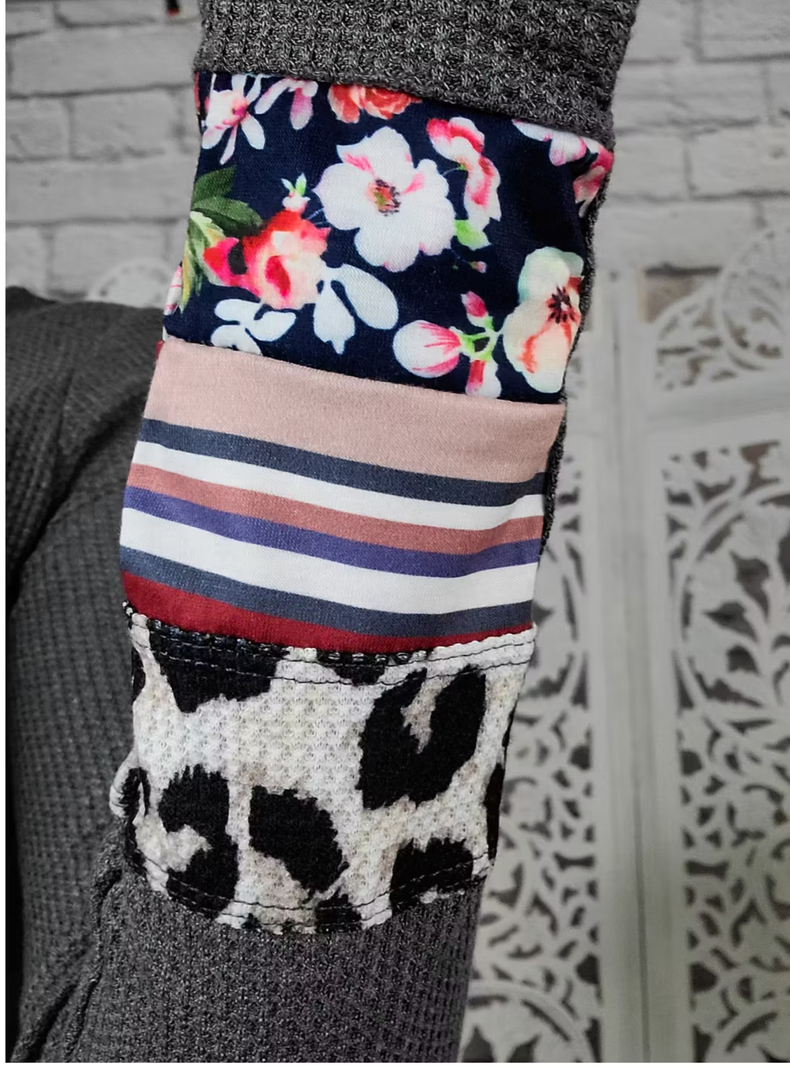 Polera de tela waffle-1