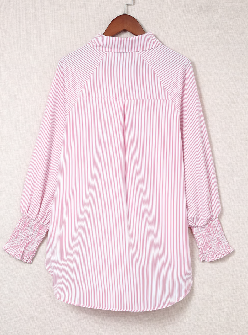 Camisa oversize con bolsillos-3