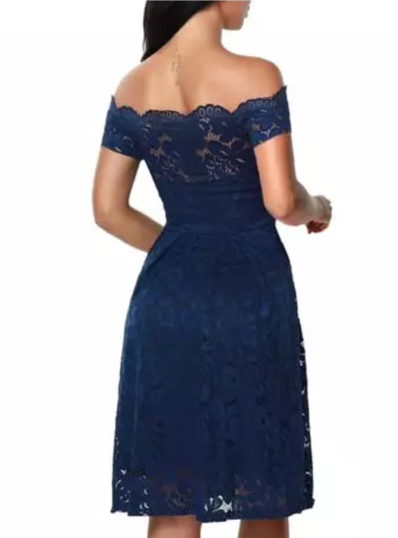 Vestido de encaje LXL-1