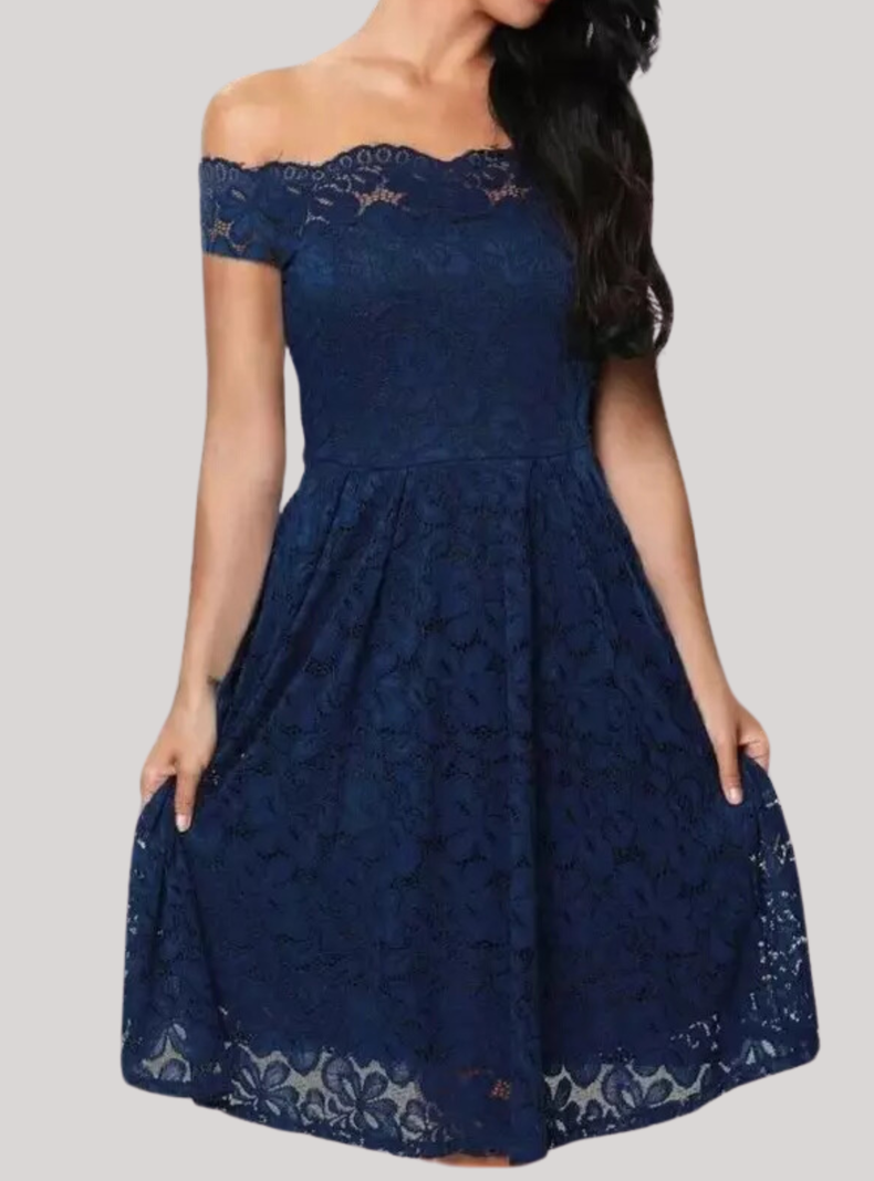 Vestido de encaje LXL-2