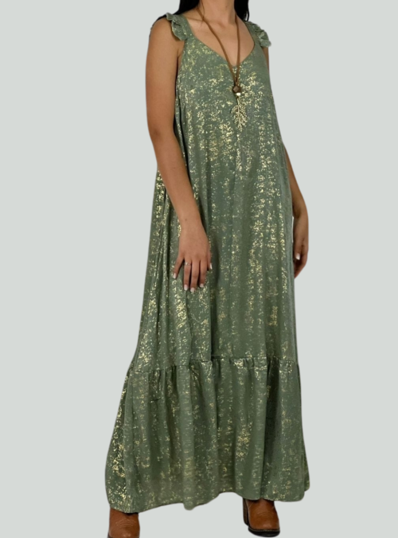 Vestido de viscosa-0