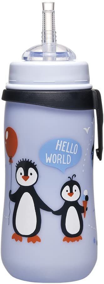 Botella con bombilla 330 ml anticólicos Pingüino NIP-2