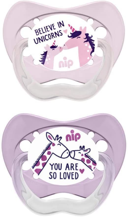  Chupete Family Silicona Jirafa/Unicornio 0-6 meses NIP-1
