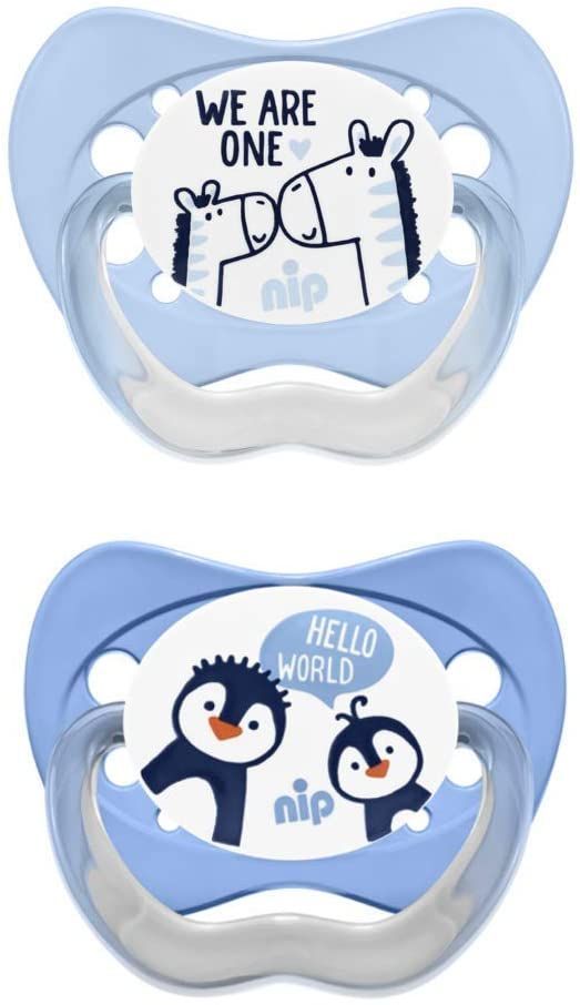  Chupete Family Silicona Caballo/ Pingüino 5-18 meses NIP-1