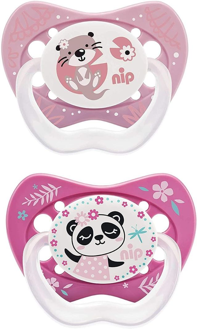 Chupete life silicona Gato Panda 16-32 meses Nip-0