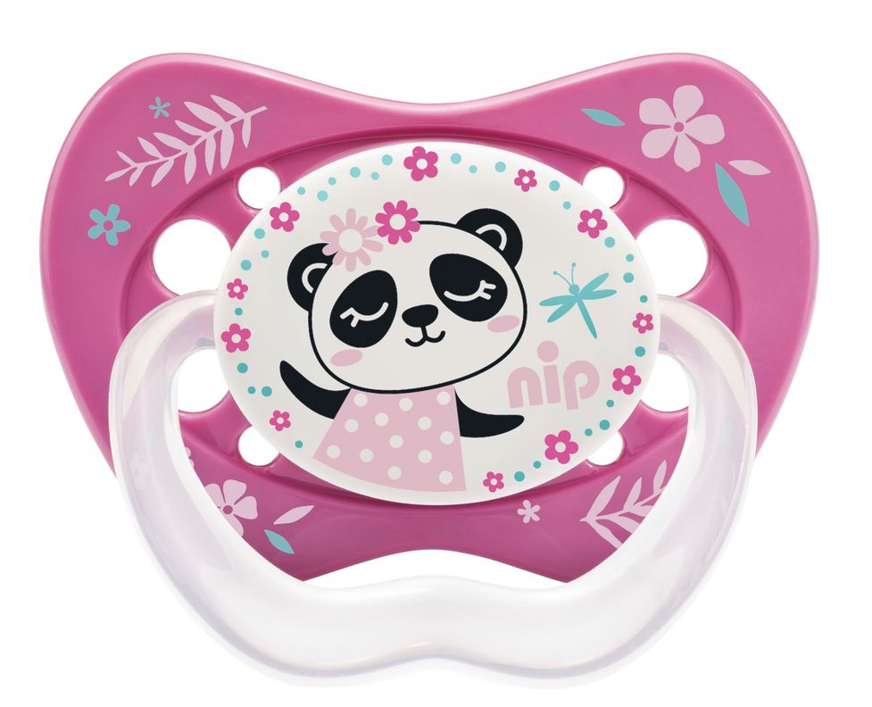 Chupete life silicona Gato Panda 16-32 meses Nip-2