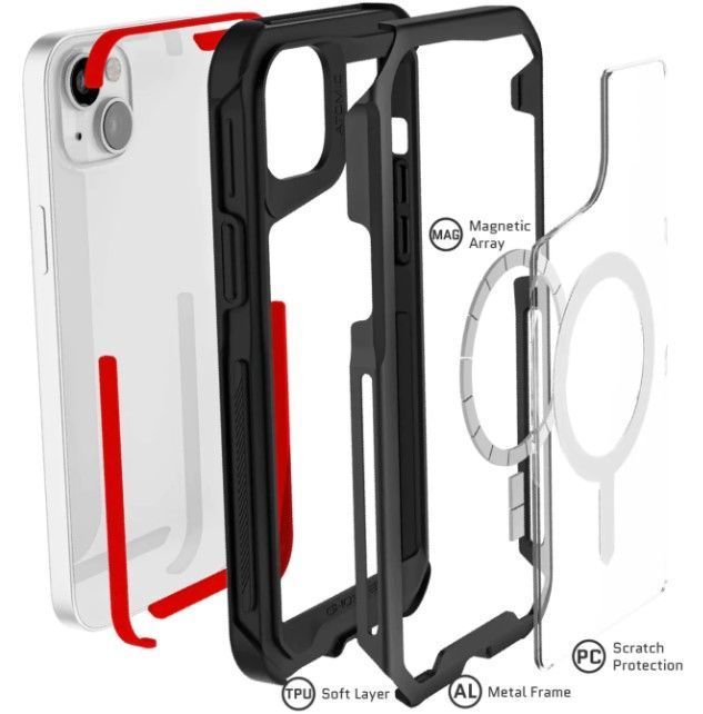 CARCASA GHOSTEK ATOMIC SLIM MAGSAFE IPHONE 13-5