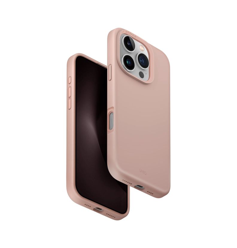 Carcasa Uniq Lino Hue Silicona Magsafe Iphone 16 Pro Max - Rosa-0