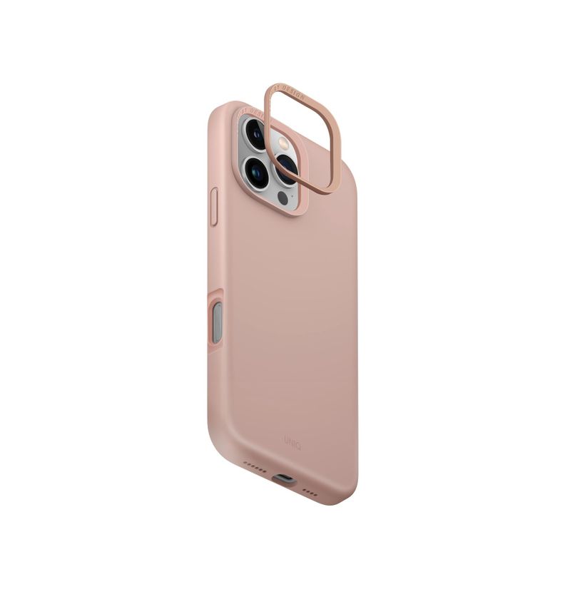 Carcasa Uniq Lino Hue Silicona Magsafe Iphone 16 Pro Max - Rosa-1