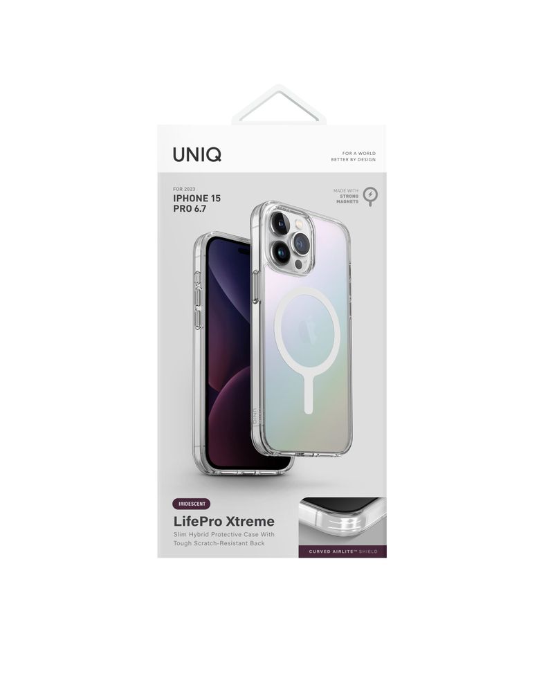 CARCASA UNIQ LIFEPRO XTREME MAGSAFE IPHONE 15 PRO MAX - IRIDESCENTE-3