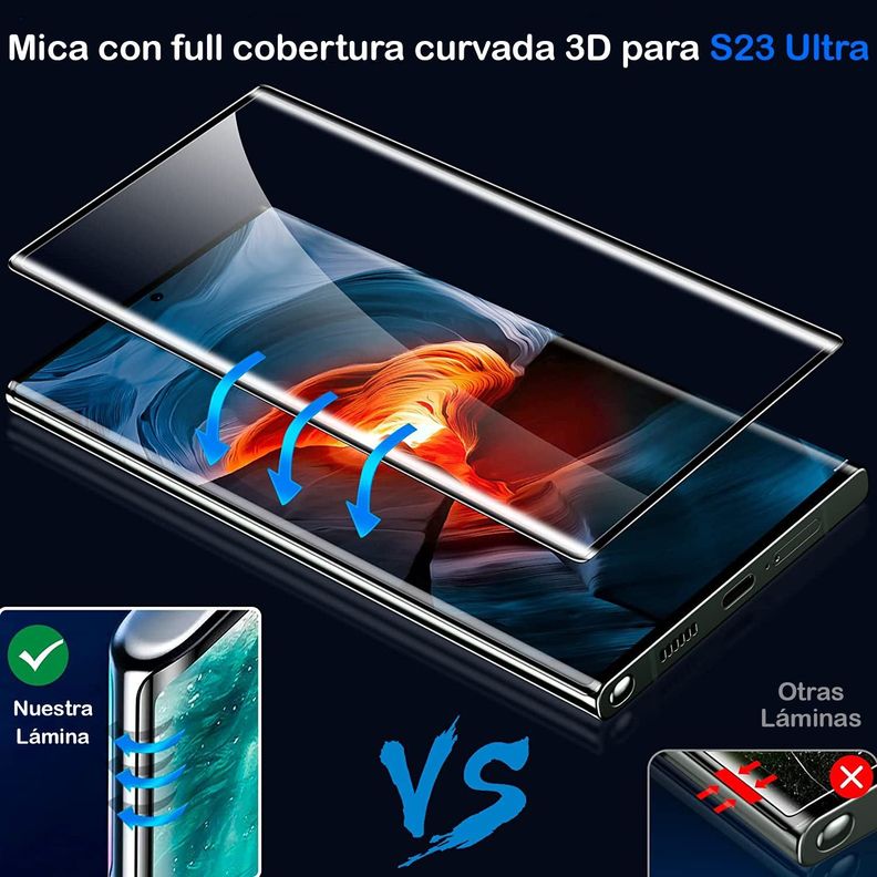 Lamina Vidrio Templado Samsung S23 Ultra-1