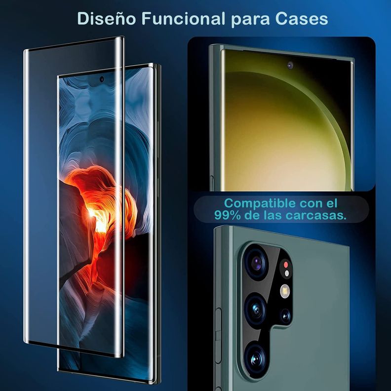 Lamina Vidrio Templado Samsung S23 Ultra-2