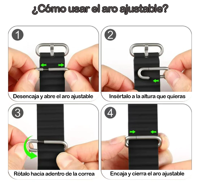 CORREA DE SILICONA OCEANO APPLE WATCH COMPATIBLE CON 42 / 44 / 45 / ULTRA 49 MM-3