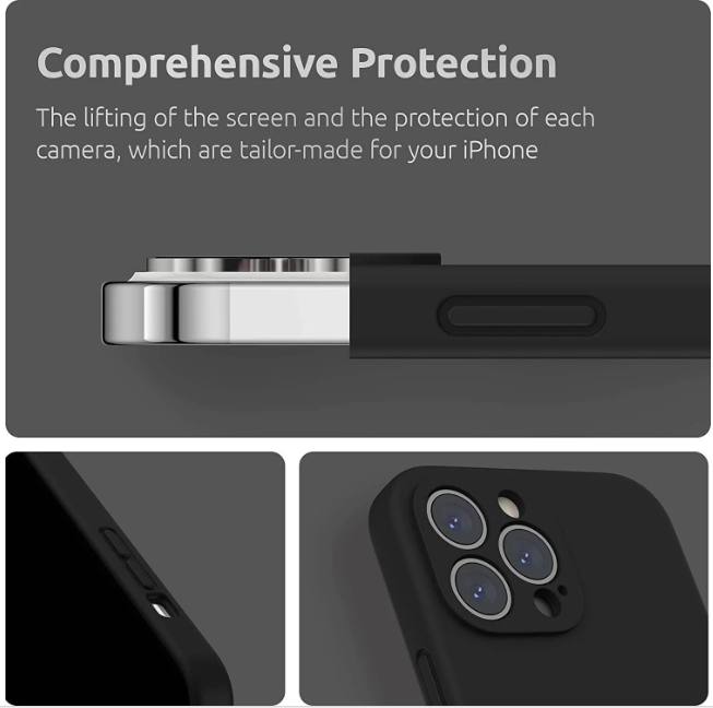 Carcasa Silicona Full Iphone 12 Pro - protector de cámara-1