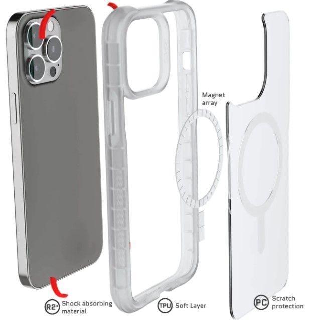 CARCASA GHOSTEK COVERT MAGSAFE IPHONE 14 PRO-4