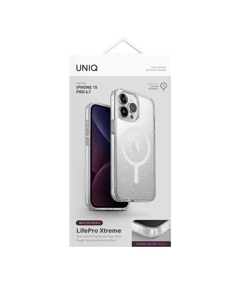 CARCASA UNIQ LIFEPRO XTREME MAGSAFE IPHONE 15 PRO MAX - ESCARCHADA-5