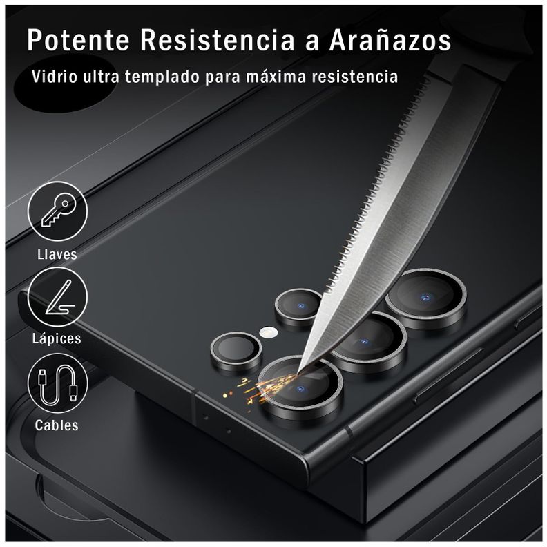 Protector Lente Aluminio Samsung S24 Ultra -3