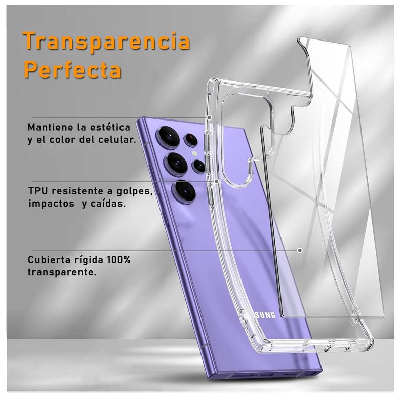 Carcasa Voorca Rígida Delgada Samsung S24 Ultra-2