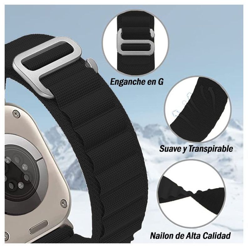 Correa Alpine Apple Watch 38 / 40 / 41 / 42 mm Serie 10-2