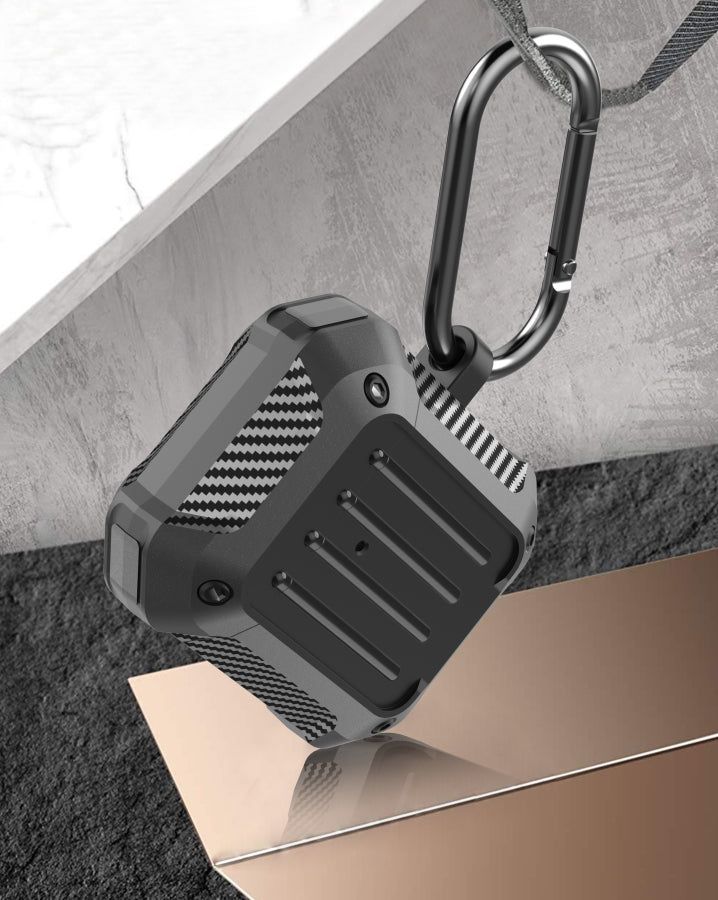 Funda Silicona New Wiwu Airpods Serie 1&2 Negra-6
