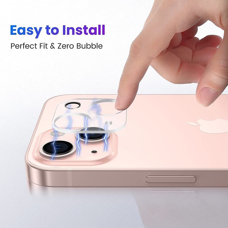 Protector Vidrio Transparente Camara Iphone 14 / 14 Plus-1