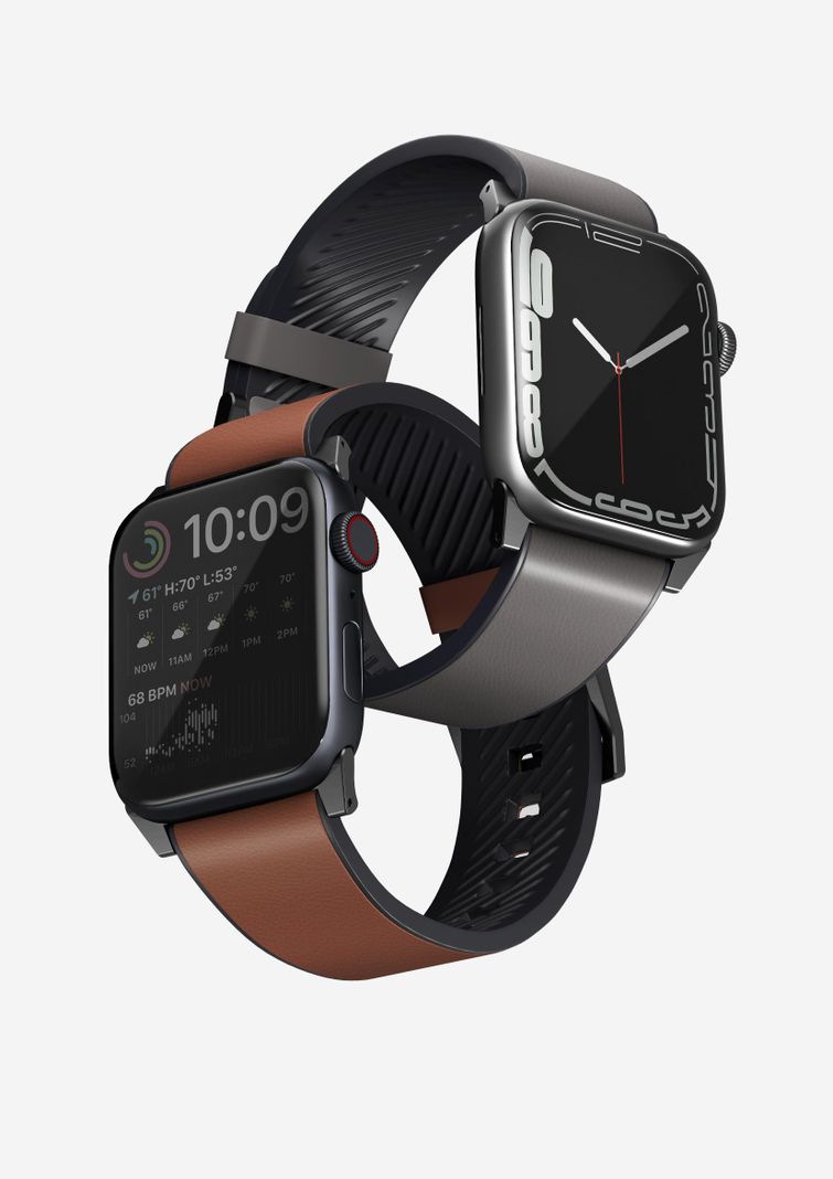 CORREA UNIQ STRADEN CUERO APPLE WATCH COMPATIBLE CON 42 / 44 / 45 / ULTRA 49 MM-2