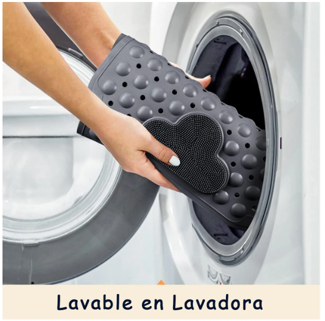 ALFOMBRA / PISO BAÑO DUCHA ANTIDESLIZANTE + MASAJES PIES-5
