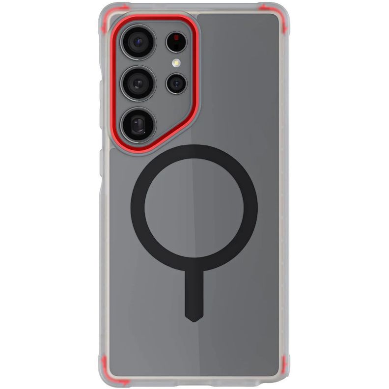 Carcasa Ghostek Covert Samsung S25 Ultra Transparente / Roja-0
