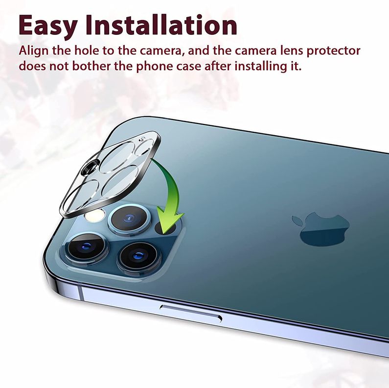 Protector Vidrio Transparente Camara Iphone 14 Pro / 14 Pro Max-5