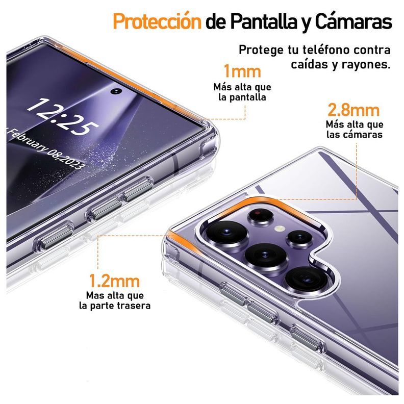 Carcasa Voorca Rígida Delgada Samsung S23 Ultra-1