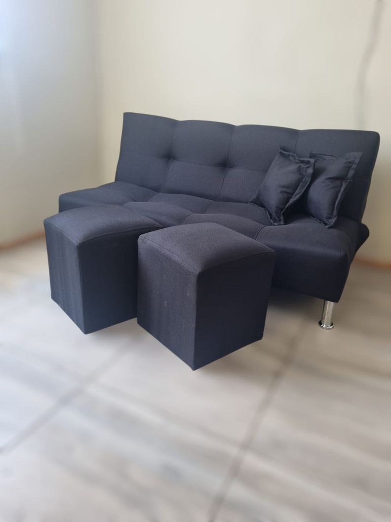 FUTON CAMA NEGRO LINO-0