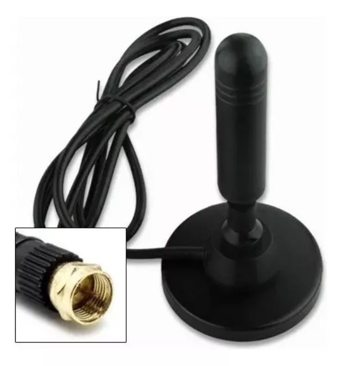 Antena Tv Digital Abierta Hd Tvd Interior 360 Coaxial-0