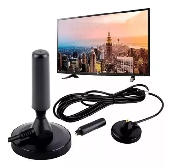Antena Tv Digital Abierta Hd Tvd Interior 360 Coaxial-3