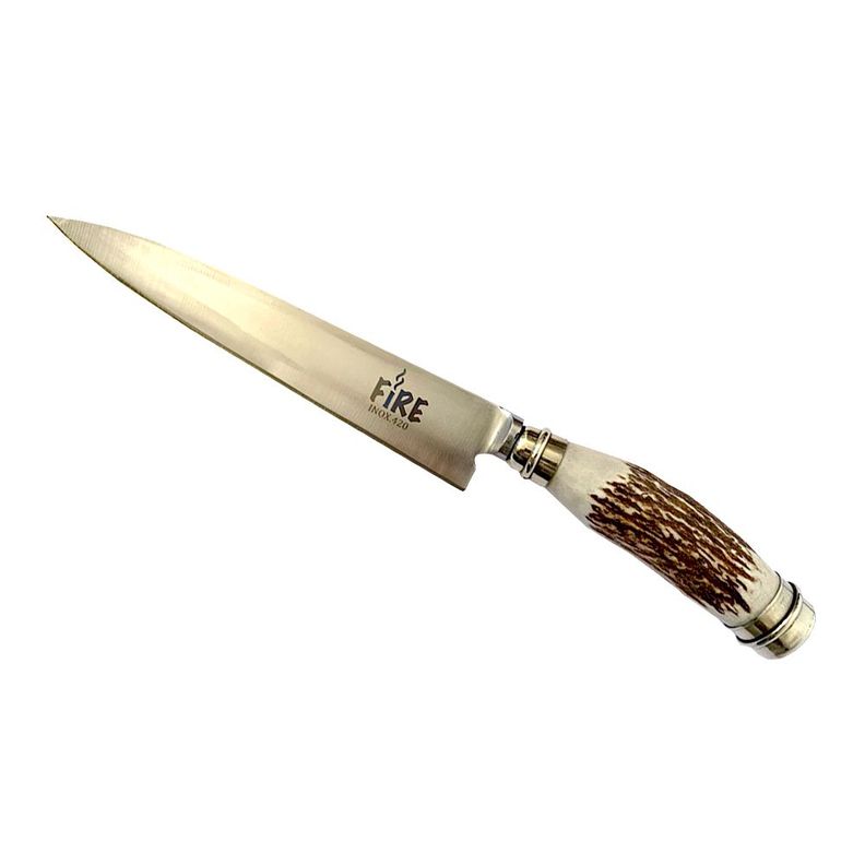 CUCHILLO FIRE INOX CIERVO ALPACA 20CM - FIRE CHILE-0