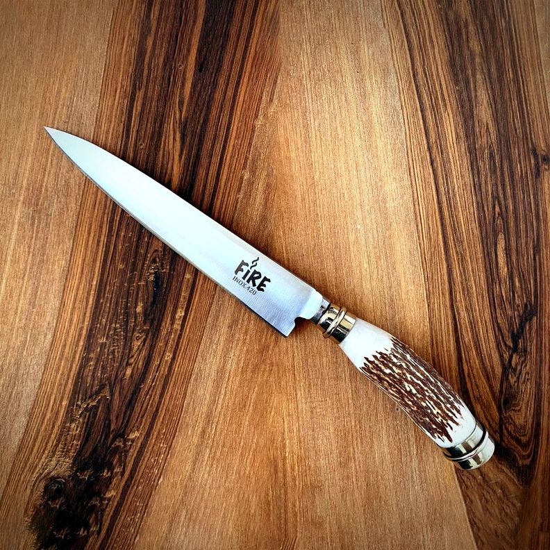 CUCHILLO FIRE INOX CIERVO ALPACA 20CM - FIRE CHILE-5
