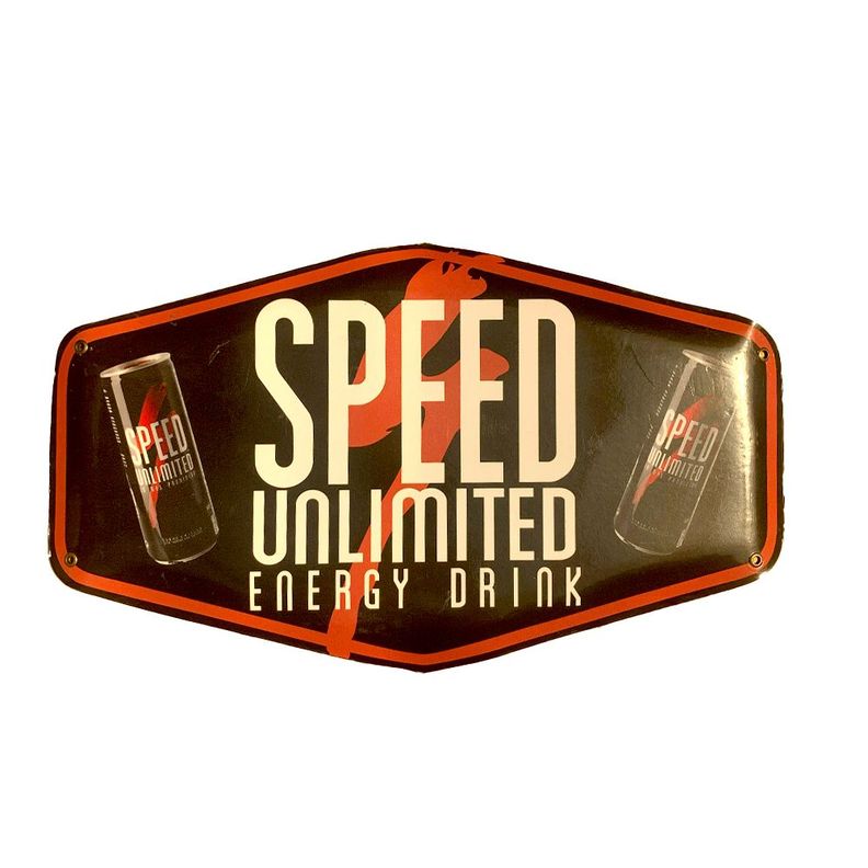 CARTEL CHAPA 25x40 SPEED UNLIMITED - FIRE CHILE-0