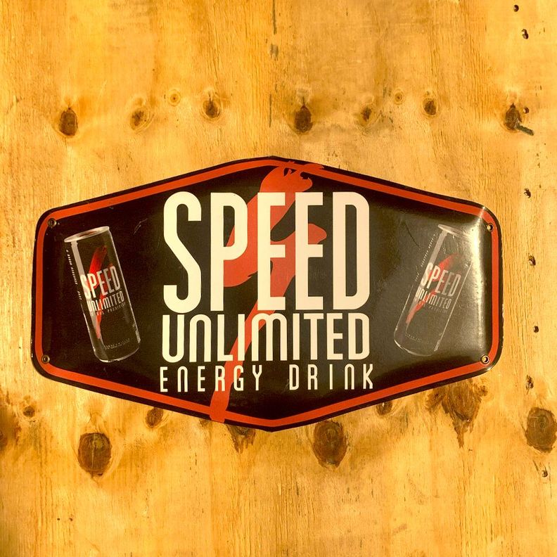 CARTEL CHAPA 25x40 SPEED UNLIMITED - FIRE CHILE-1