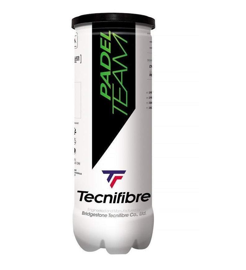 Tarro de Pelotas Tecnifibre Padel Team X3 Amarillo