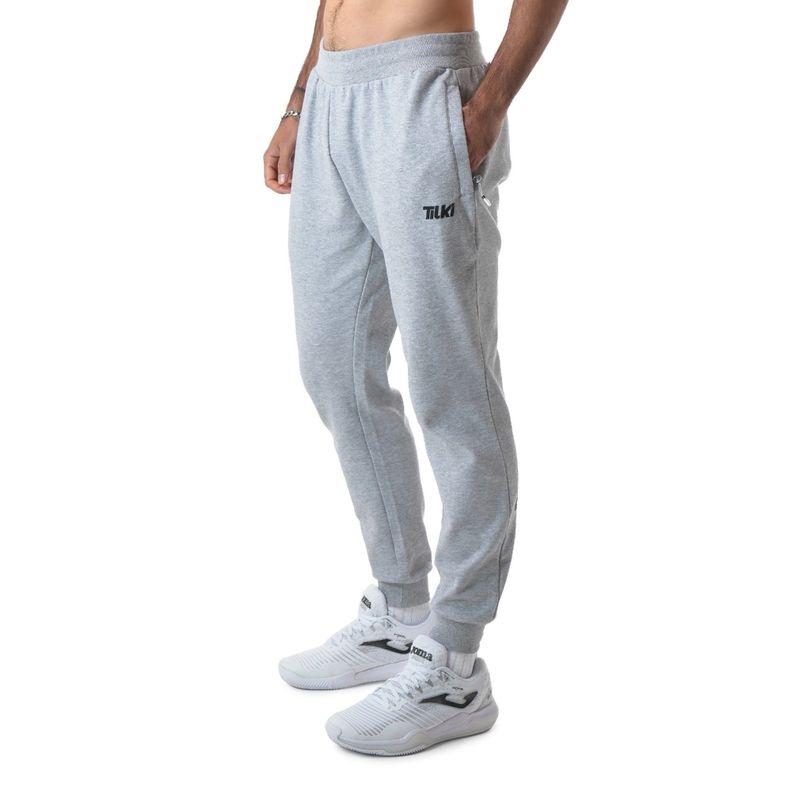 Pantalón Tilki Algodón Lehinde Gris Tenis Padel-0