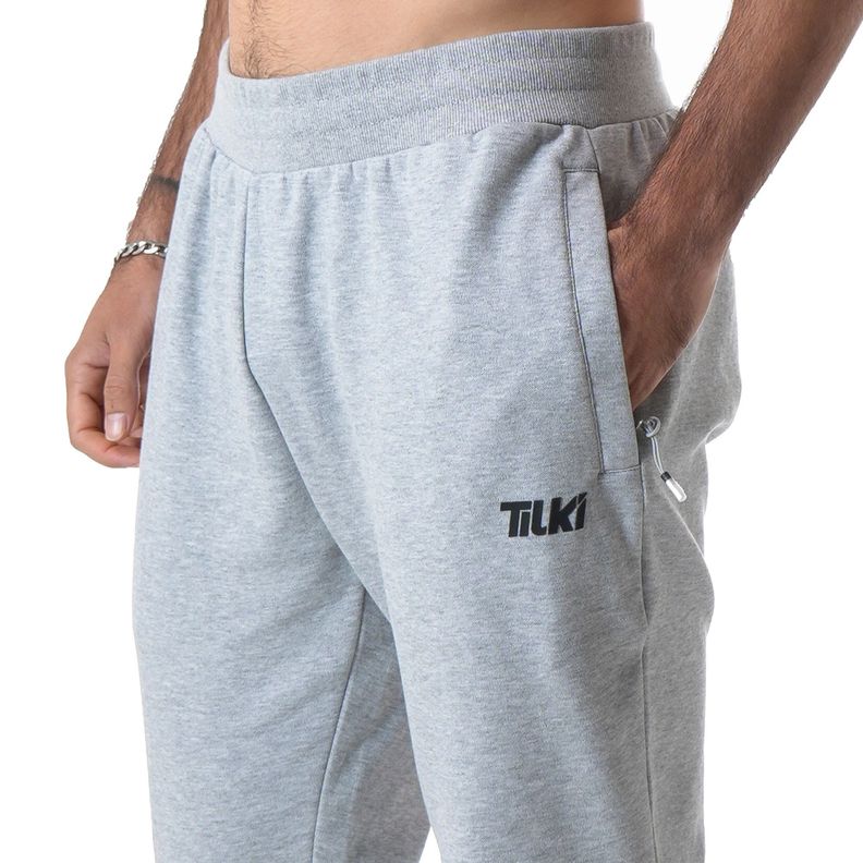 Pantalón Tilki Algodón Lehinde Gris Tenis Padel-2