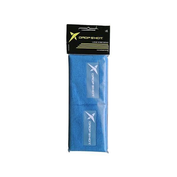 Munequera Drop Shot Larga Azul X2 Tenis Padel