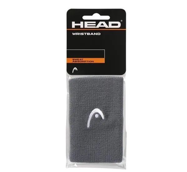 Muñequera Head Larga Gris X2 Tenis/Padel-0