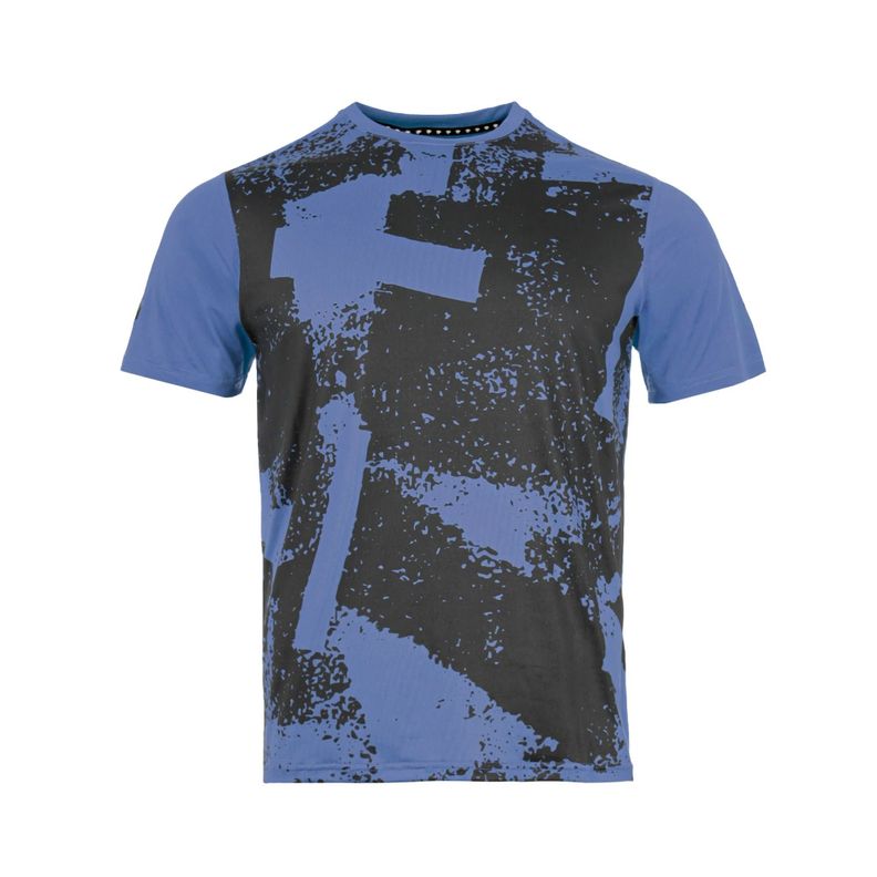 Polera Tilki Print Poly Temel Azul Tenis Padel-0