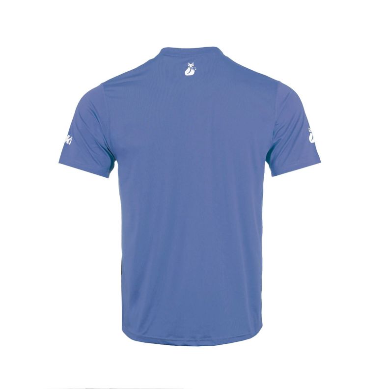 Polera Tilki Print Poly Temel Azul Tenis Padel-2