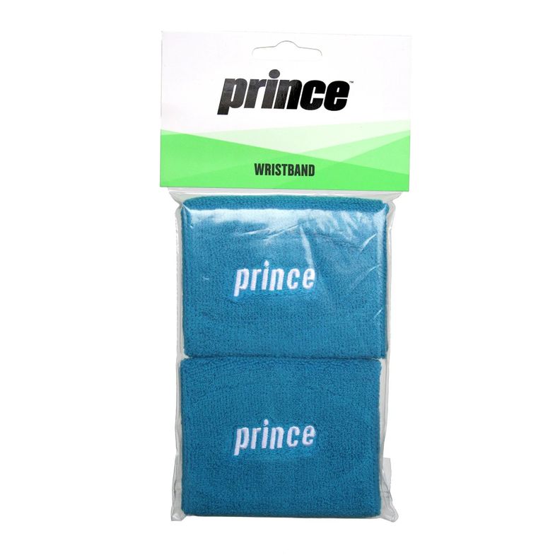Muñequera Prince Blanca Angosta X2 Tenis Padel-1