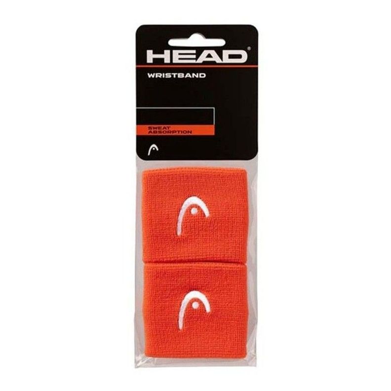 Muñequera Head 2.5'' Amarilla X2 Tenis Padel -1