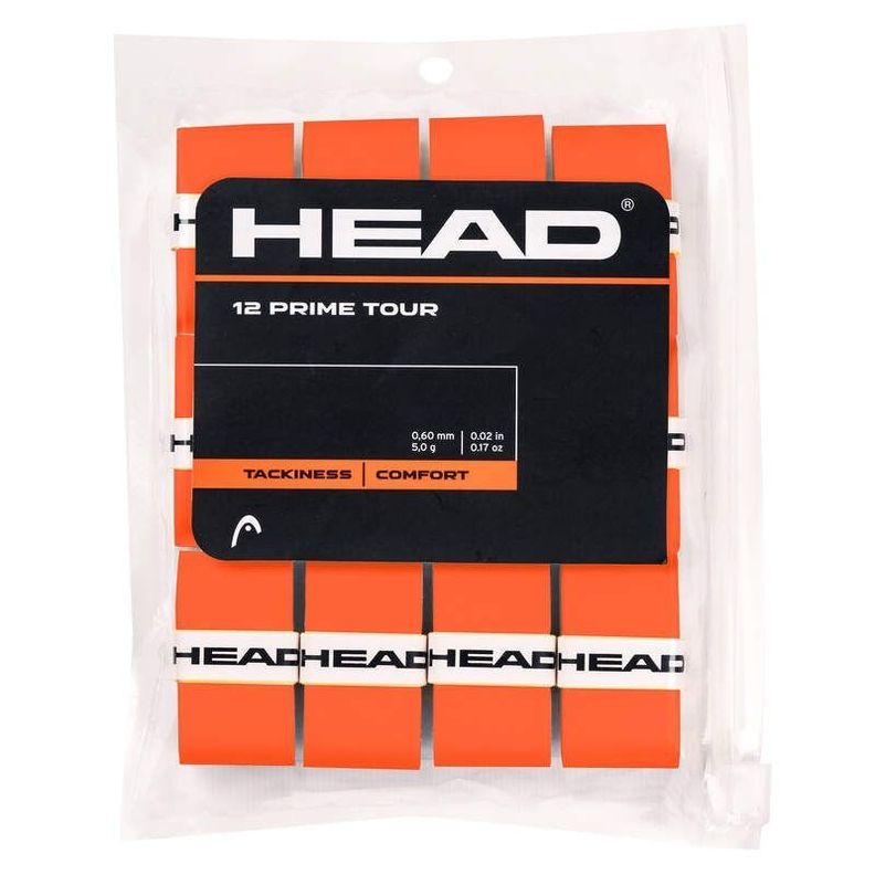 Overgrip Head Prime Tour Naranjo X12 Tenis Padel-0