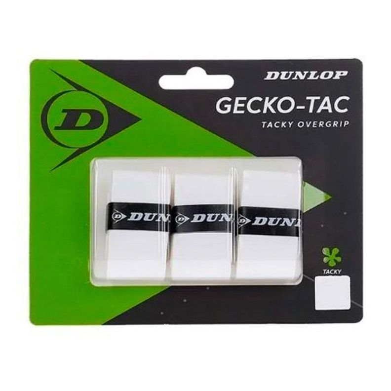 Overgrip Dunlop Gecko Tac Negro X3 Tenis/Padel-1