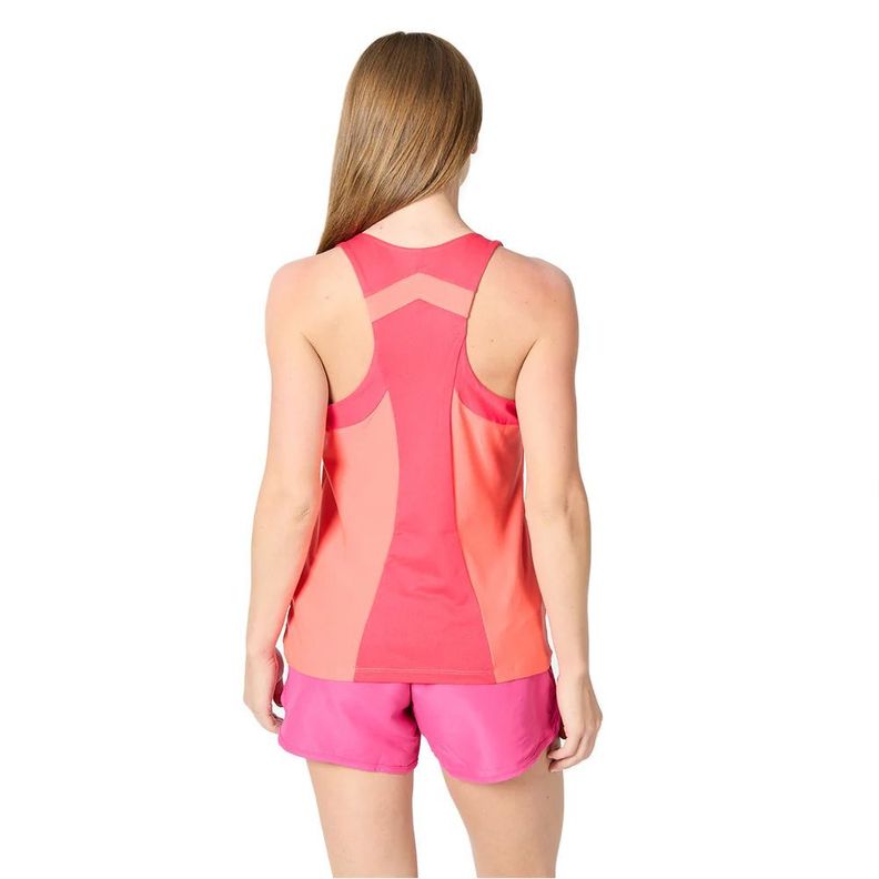 Polera Wilson Mujer Solana Racerback Naranja Tenis Padel-1