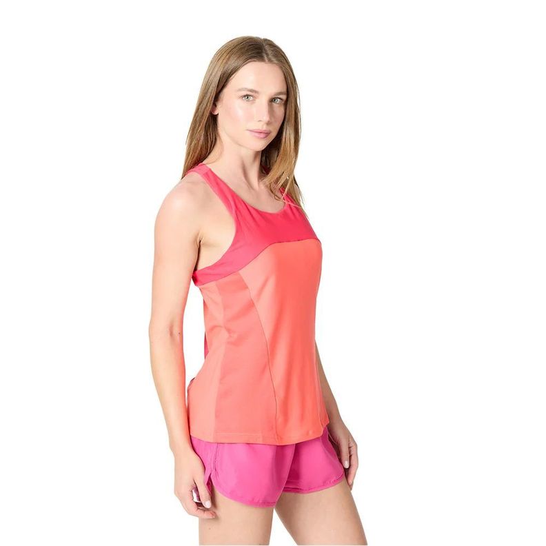 Polera Wilson Mujer Solana Racerback Naranja Tenis Padel-2